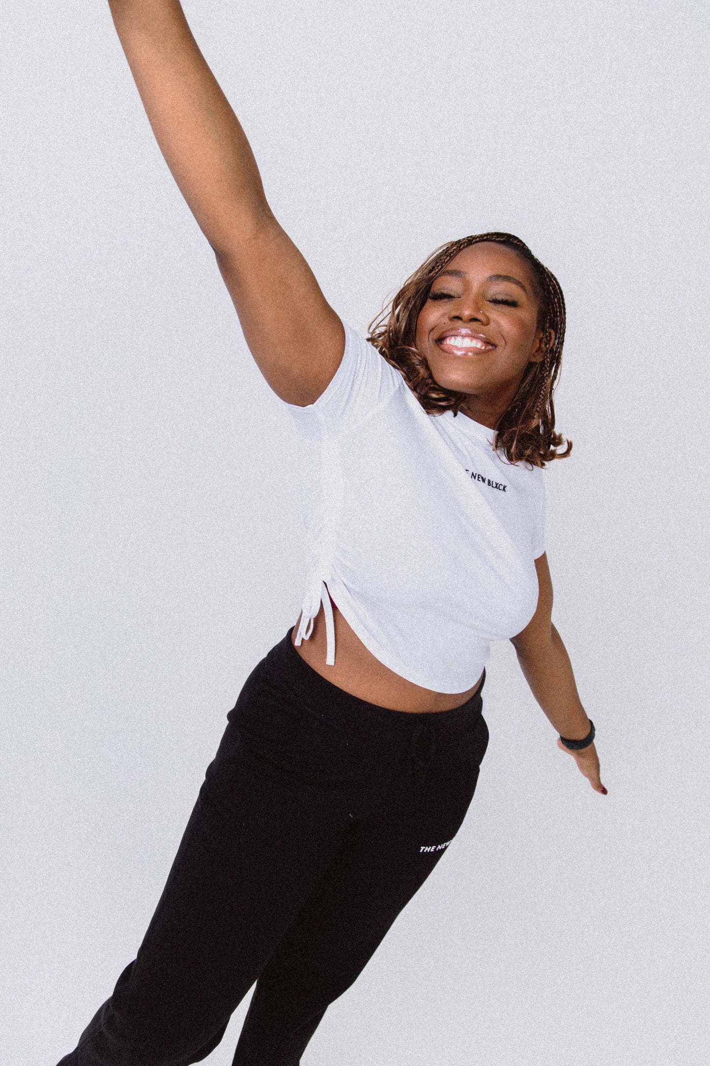 TNB Women’s TriDri® Ruched Crop Top