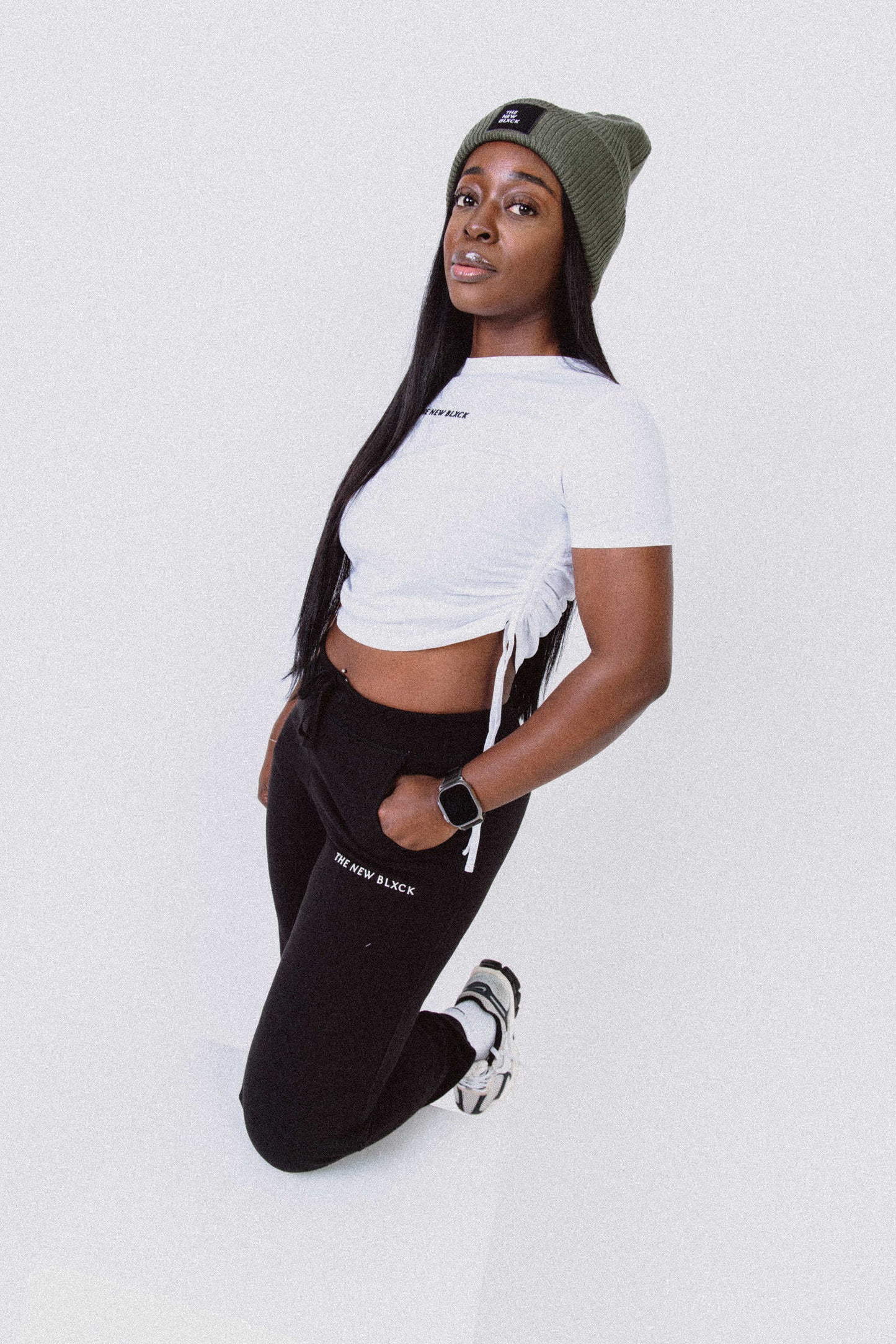 TNB Women’s TriDri® Ruched Crop Top